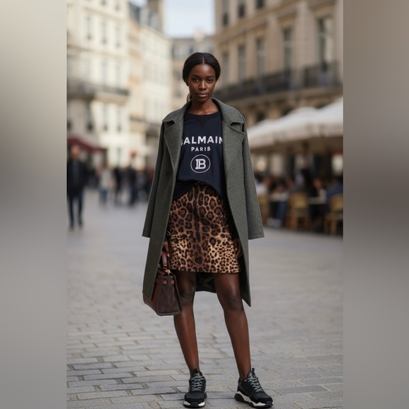 NWT A.P.C Bakerstreet Wool Belted Jacket Coat Dark Gray Size S - Picture 3 of 16